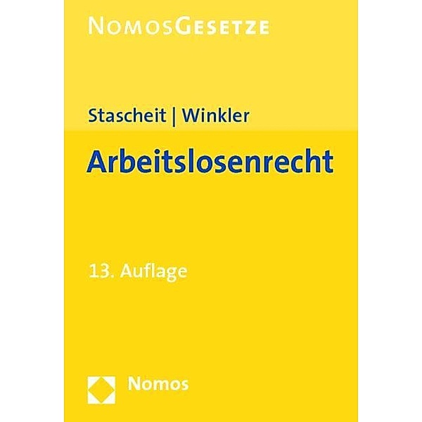 Arbeitslosenrecht, Ulrich Stascheit, Ute Winkler