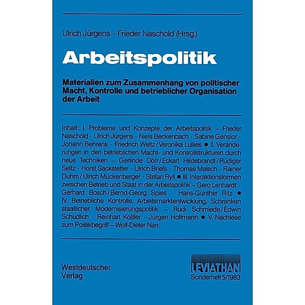 Arbeitspolitik