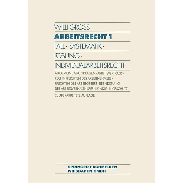 Arbeitsrecht 1