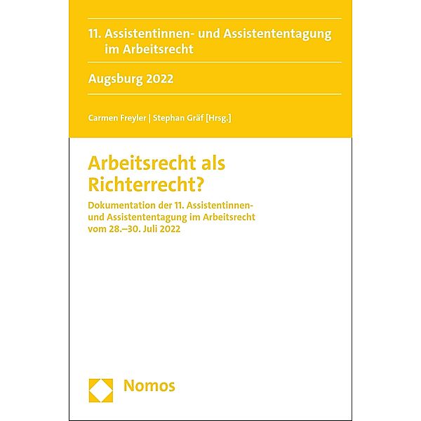 Arbeitsrecht als Richterrecht?