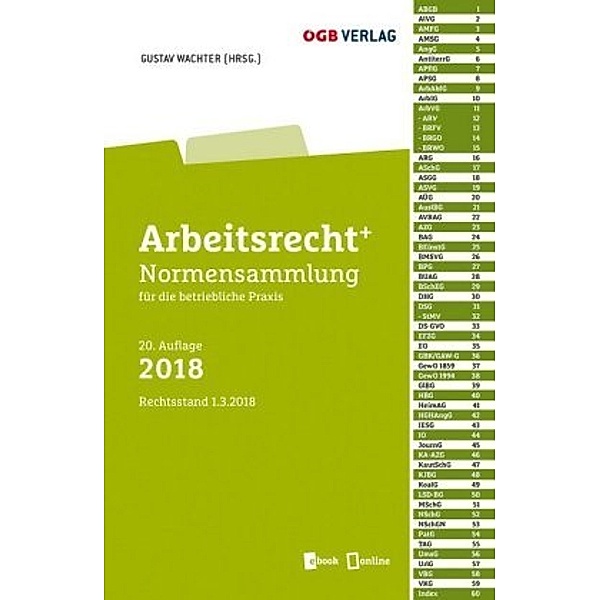 Arbeitsrecht+ (f. Österreich), Ausgabe 2018