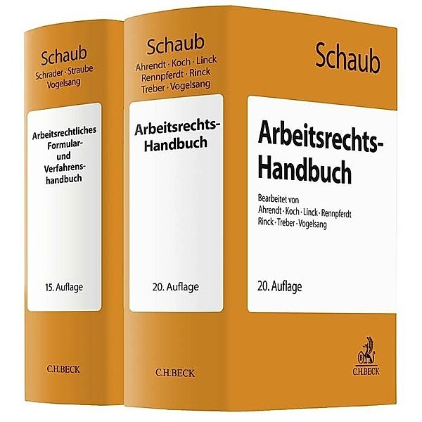 Arbeitsrechts-Handbuch und Arbeitsrechtliches Formular- und Verfahrenshandbuch