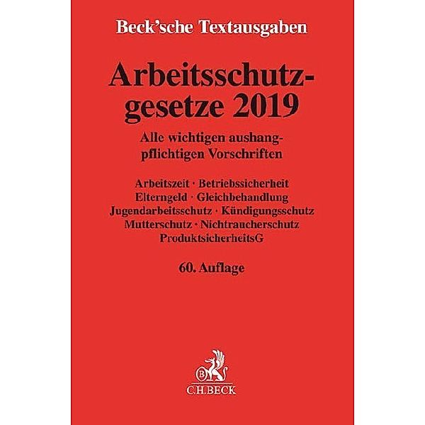 Arbeitsschutzgesetze 2019