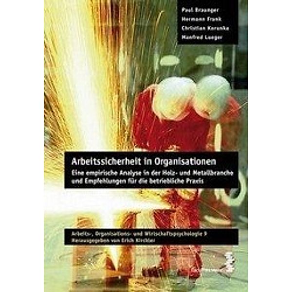 Arbeitssicherheit in Organisationen, Paul Braunger, Hermann Frank, Manfred Lueger