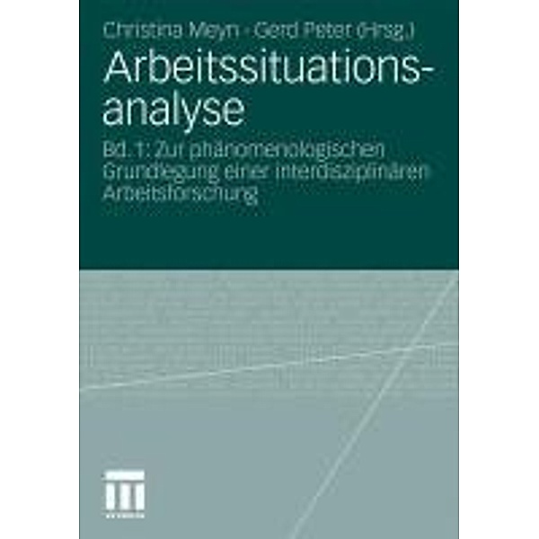 Arbeitssituationsanalyse, Christina Meyn, Gerd Peter