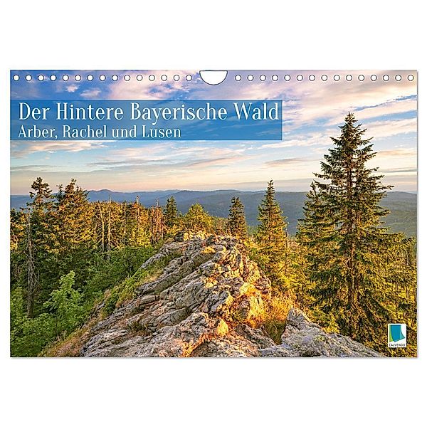 Arber, Rachel und Lusen: Der Hintere Bayerische Wald (Wandkalender 2025 DIN A4 quer), CALVENDO Monatskalender, Calvendo
