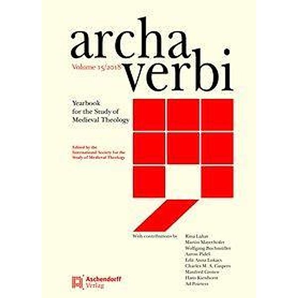 Archa Verbi, Volume 15/2018