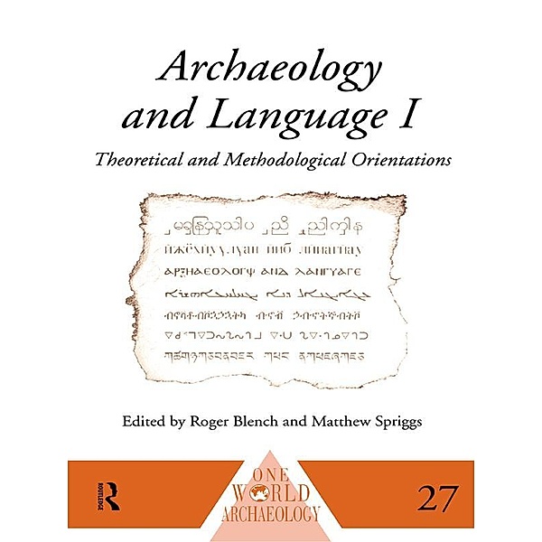 Archaeology and Language I
