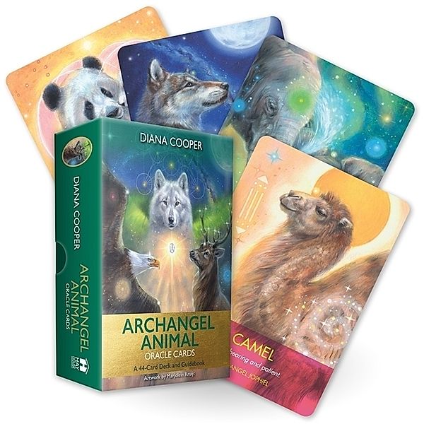 Archangel Animal Oracle Cards, Orakelkarten m. Buch, Diana Cooper