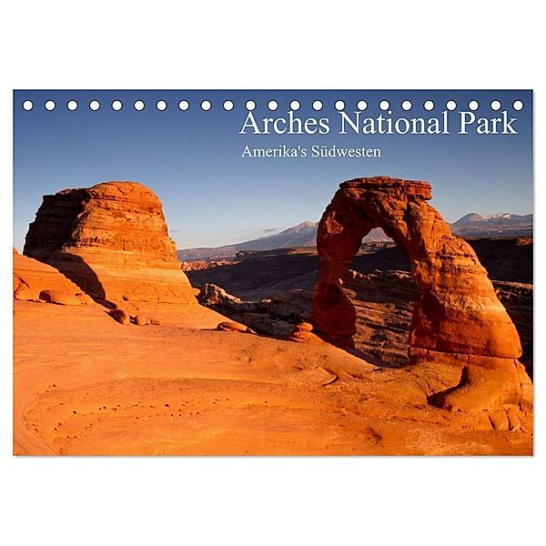 Arches National Park - Amerika's Südwesten (Tischkalender 2024 DIN A5 quer), CALVENDO Monatskalender, Juergen Schonnop