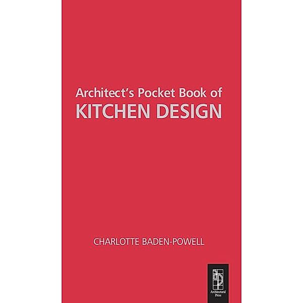 Architect's Pocket Book of Kitchen Design, Charlotte Baden-Powell