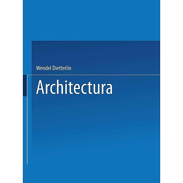 Architectura, Wendel Dietterlin