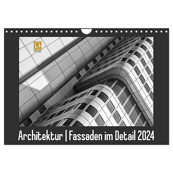 Architektur - Fassaden im Detail 2024 (Wandkalender 2024 DIN A4 quer), CALVENDO Monatskalender, Franco Tessarolo