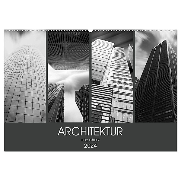 Architektur Hochhäuser (Wandkalender 2024 DIN A2 quer), CALVENDO Monatskalender, Dirk Meutzner