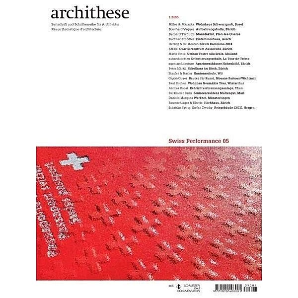 Archithese 2005/01 Swiss Performance 05