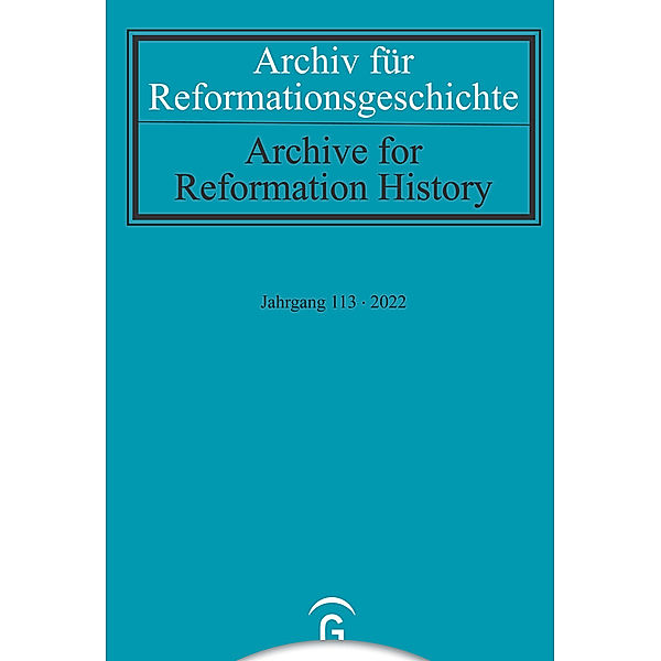 Archiv für Reformationsgeschichte - Aufsatzband