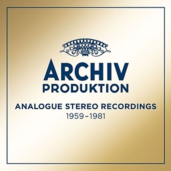 Archiv Produktion: Analogue Recordings (Ltd.Edt.), Harnoncourt, Savall, Gardiner, Gilbert, Pinnock