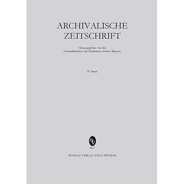 Archivalische Zeitschrift