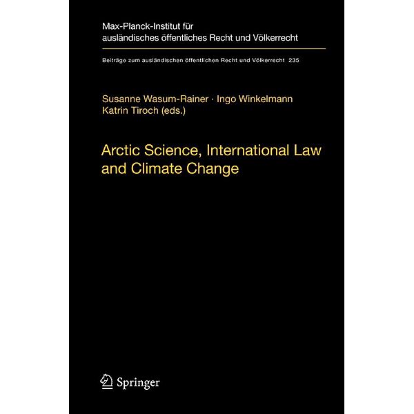 Arctic Science, International Law and Climate Change