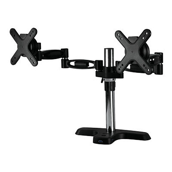 ARCTIC Z2 PRO EU Monitor Arm Tischkanten-Monitormontageloesung bis 2x 10 kg Monitore 4-Port USB Hub 360Grad schwenkbar