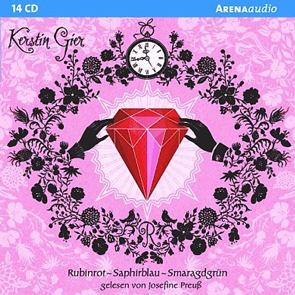 Arena audio - Rubinrot - Saphirblau - Smaragdgrün,14 Audio-CDs, Kerstin Gier