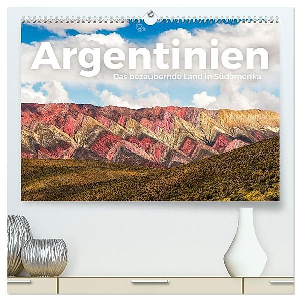Argentinien - Das bezaubernde Land in Südamerika. (hochwertiger Premium Wandkalender 2024 DIN A2 quer), Kunstdruck in Hochglanz, M. Scott