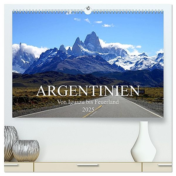 Argentinien - Von Iguazu bis Feuerland (hochwertiger Premium Wandkalender 2025 DIN A2 quer), Kunstdruck in Hochglanz, Calvendo, Uwe Richter