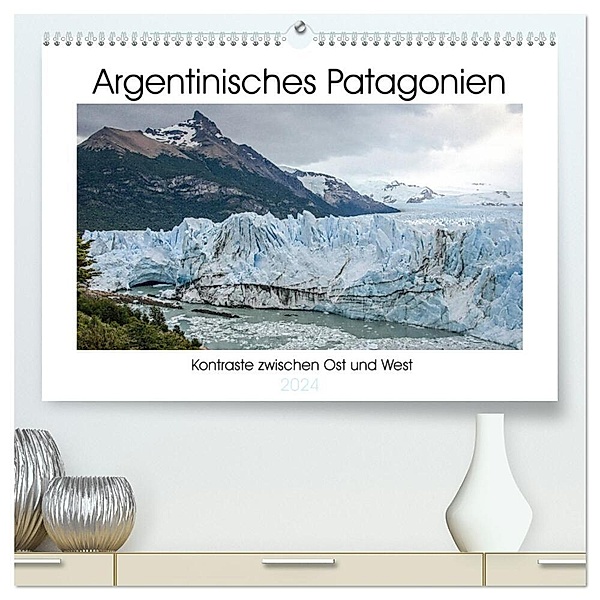 Argentinisches Patagonien (hochwertiger Premium Wandkalender 2024 DIN A2 quer), Kunstdruck in Hochglanz, Antonio Spiller