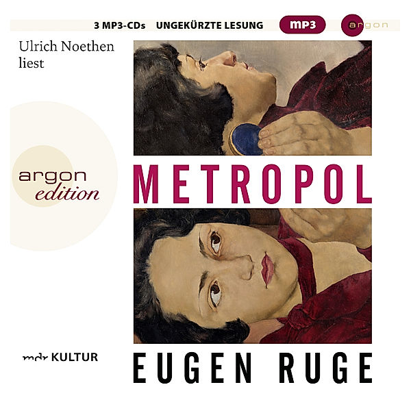 Argon Hörbuch - Metropol,3 Audio-CD, 3 MP3, Eugen Ruge