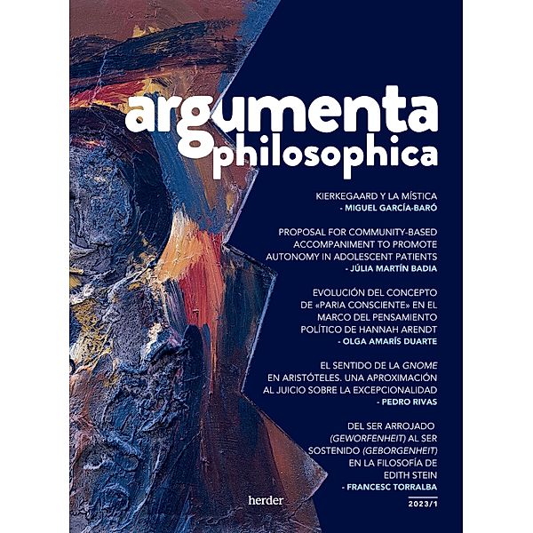 Argumenta philosophica 1/2023, V. V. A. A.