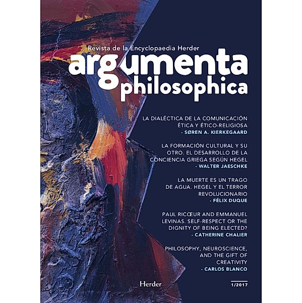 Argumenta philosophica 2017/1 / Argumenta philosophica, Varios Autores