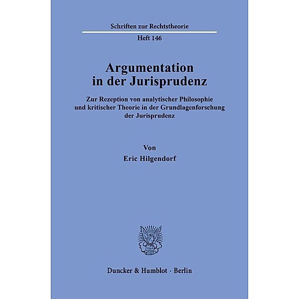 Argumentation in der Jurisprudenz., Eric Hilgendorf