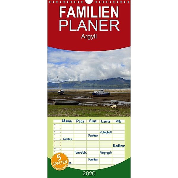 Argyll - Familienplaner hoch (Wandkalender 2020 , 21 cm x 45 cm, hoch), Osmélian de Mont-Sylvain