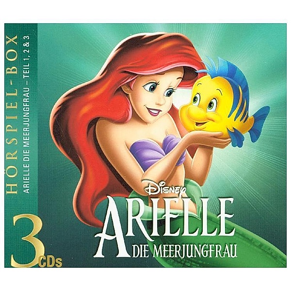 Arielle die Meerjungfrau - Hörspiel-Box,3 Audio-CDs, Disney-Arielle