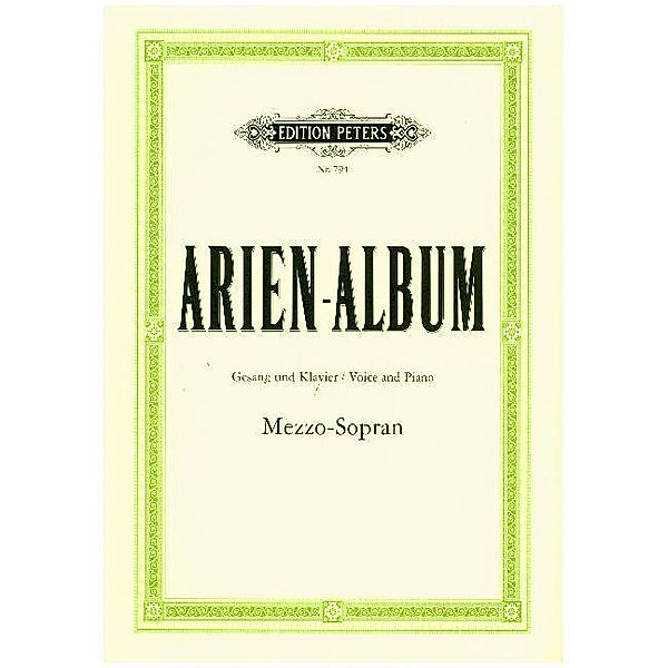 Arien-Album - Berühmte Arien für Mezzosopran -mit Klavierbegleitung-, Various
