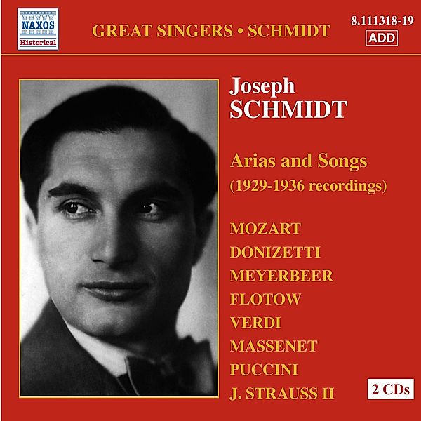 Arien Und Lieder (1929-1936), Joseph Schmidt