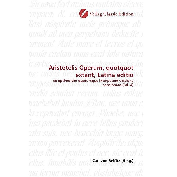 Aristotelis Operum, quotquot extant, Latina editio