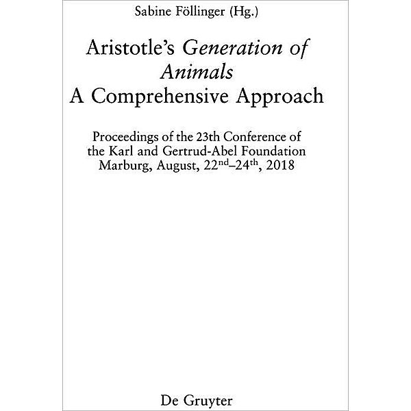 Aristotle's >Generation of Animals