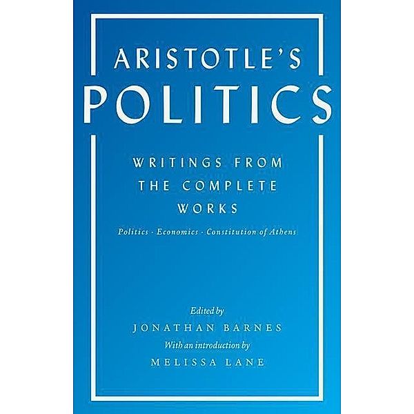 Aristotle's Politics, Aristoteles
