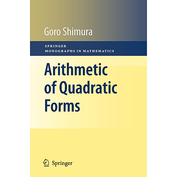 Arithmetic of Quadratic Forms, Goro Shimura