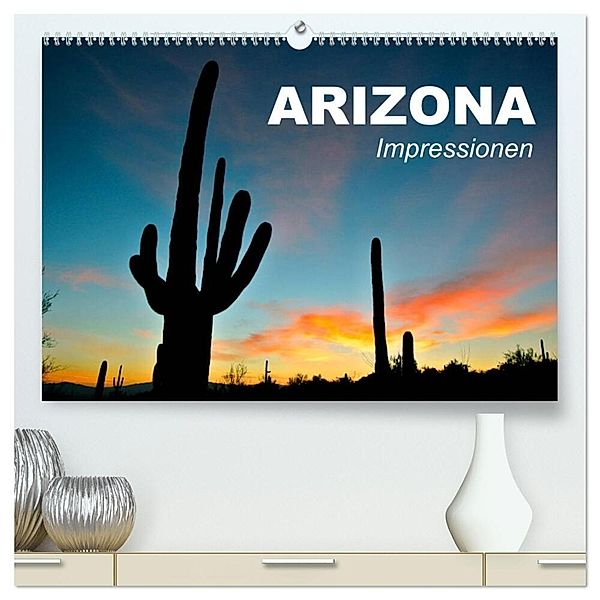 Arizona - Impressionen (hochwertiger Premium Wandkalender 2024 DIN A2 quer), Kunstdruck in Hochglanz, Elisabeth Stanzer