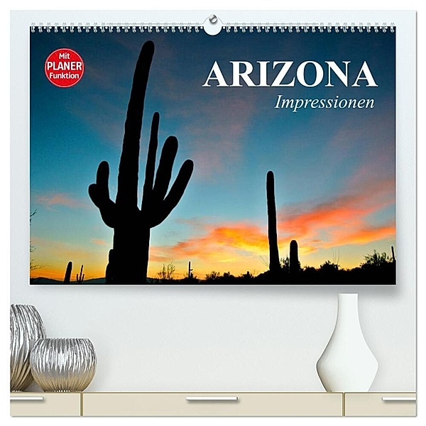Arizona. Impressionen (hochwertiger Premium Wandkalender 2024 DIN A2 quer), Kunstdruck in Hochglanz, Elisabeth Stanzer
