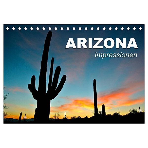 Arizona - Impressionen (Tischkalender 2024 DIN A5 quer), CALVENDO Monatskalender, Elisabeth Stanzer