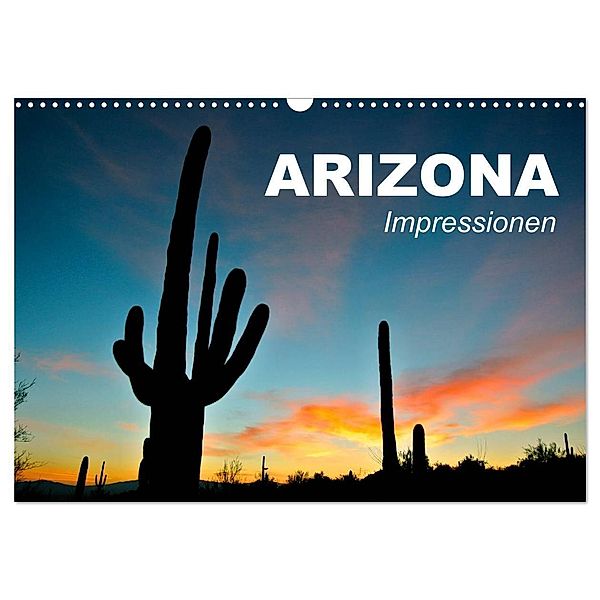 Arizona - Impressionen (Wandkalender 2024 DIN A3 quer), CALVENDO Monatskalender, Elisabeth Stanzer