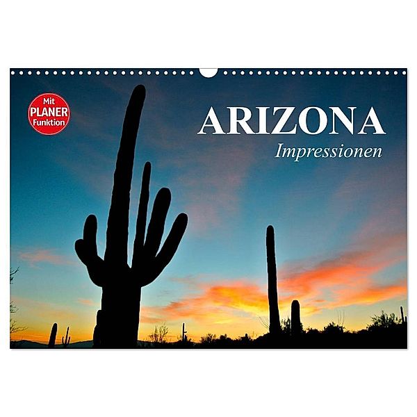 Arizona. Impressionen (Wandkalender 2024 DIN A3 quer), CALVENDO Monatskalender, Elisabeth Stanzer