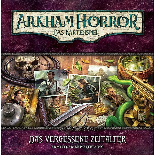 Asmodee Arkham Horror: Das Kartenspiel  Das vergessene Zeitalter (Ermittler-Erweiterung), Nate French, MJ Newman