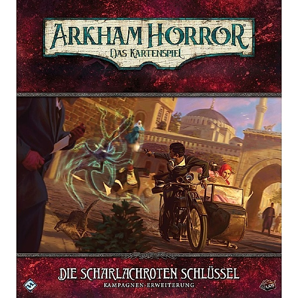 Fantasy Flight Games, Asmodee Arkham Horror Das Kartenspiel - Die scharlachroten, Nate French, MJ Newman