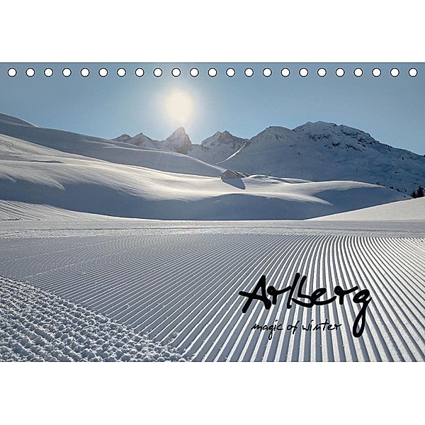 Arlberg - magic of winter (Tischkalender 2021 DIN A5 quer), Ulrich Männel