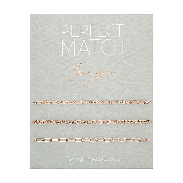 Armbänder - Perfect match - rosévergoldet
