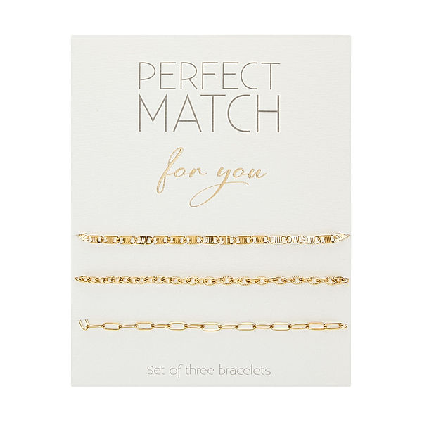 Armbänder - Perfect match - vergoldet